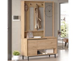 ON11 Kapstok | 100% MELAMINE | Walnoot - Asir Group - Halmeubel - Bruin - MDF