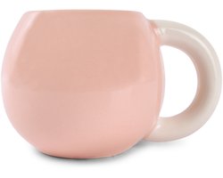 ONA Beker - Koffiemok - Lola - Rond - Roze - 330 ml
