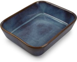 ONA Ovenschaal 21x17xH5cm blauw Duna