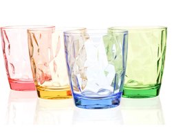 Onbreekbare glazen - Stijlvol en multifunctioneel - Set van 4 - BPA-vrij