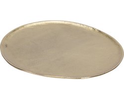 Onderbord matgoud ovaal 30 cm