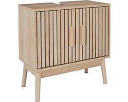 Onderbouwmeubel Klaus-model - Natural Crush-collectie - Bruin - 60 x 70 x 30 cm