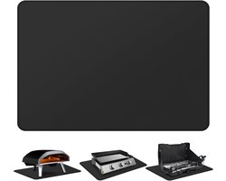 Ondergrill Mat - BBQ Tafelbeschermer - Tafel Beschermen - Vuurvast Hittebestendig - 41 x 61 cm - Zwart