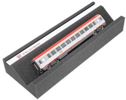 Onderhoudsstation voor HO Modelspoorweg - Servicekit voor Locomotieven en Treinen met Magneetstrip en PU-schuim