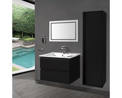 Onderkast Boss & Wessing Sally 100 cm Mat Zwart