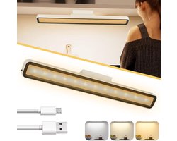 Onderkastverlichting - Dimbare LED-Lichtbalk - 3 kleurmodi - Aanraakbediening - Leeslampjes Voor Wandplank/Kast/Spiegel