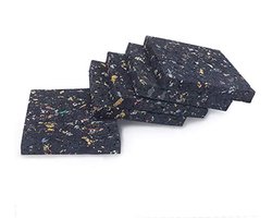 Onderlegpads voor Terras en Tuinhuis - Vochtblokkering, 100 Stuks, 60x60mm