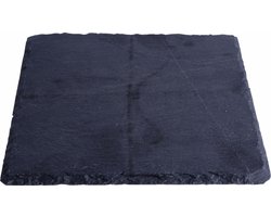 Onderzetter  -  4 Stuks  -  Leisteen - 17X17Cm