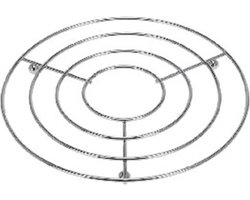 Onderzetter chroom 20cm