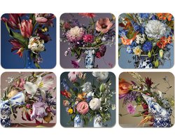 Onderzetters - Set van 6 - Royal Delft Vazen - Bas Meeuws