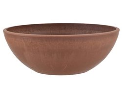 Ondiepe Tuinschaal voor Planten, Bonsai en Feeëntuinen - 30,5 cm - Terracotta Kleur
