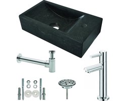 One pack Raw fontein rechts 40x22x10 cm hardsteen gezoet