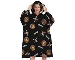 One Piece Hoodie Fleece Deken Thousand Sunny - Volwassen - One Size - Polyester