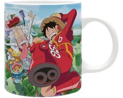 One Piece Ruffy & Vegapunk Kop meerkleurig Keramiek Unisex - Anime, Fan merch, TV-series