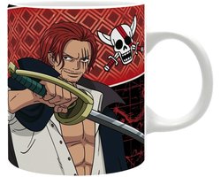 One Piece Shanks Kop meerkleurig Keramiek Unisex - Anime, Fan merch