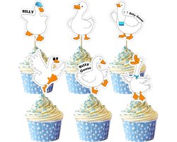 One Silly Goose Birthday Cake Topper Little Goose Cake Topper