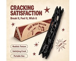 One Wish Willow – Breekbare Wensstok | Inclusief Retro Doos |Breek ’m en maak je wens | Pas op… je krijgt maar één wens