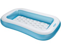 Oneiro’s Luxe Intex Zwembad met Opblaasbodem - 166x100cm - zomer – tuin – spelen - speelgoud – buitenspeelgoed – zwembad – zwemmen – zomer – intex – tuinaccessoires – koelen – opblaasbaar