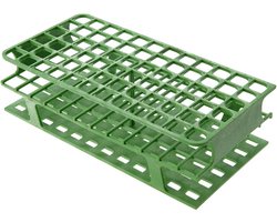 OneRack reageerbuisframe polyoxymethyleen volledige grootte - 16 mm buizen - 127 mm lengte - groen