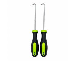 Onkruidhaak 2 Stuks 17 cm – Onkruidverwijderaar & Onkruidwieder – Zwaar Tuingereedschap met Ergonomisch Handvat – Moskrabber voor Tuin, Gazon, Oprit en Bestrating