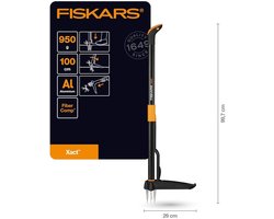 Onkruidsteker - Ergonomisch en Duurzaam - 1 stuk - Zwart/Oranje - Roestvrij staal/Kunststof