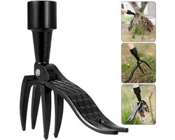 Onkruidtrekker - Onkruid Verwijderen - Staande onkruidtrekker met 4 klauwen - Enkele kop - Onkruidmes - Onkruidsteker - Staand Gazon Tuingereedschap - Geschenken van de tuinier - Zwart