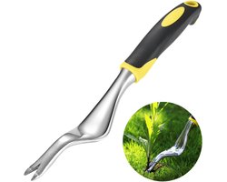 Onkruidtrekker - Onkruidbestrijding - Tuingereedschap - Onkruidwieder - Duurzame Onkruidsteker - tuinschop - Onkruidverwijderaar - Onkruid Verwijderen - roottool - Aluminium - Handgereedschap - Tuinieren - Voorjaar - Ergonomisch - Voor Tuin & Gras