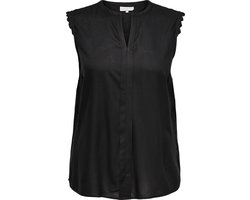 ONLY CARMAKOMA - CARMUMI S/L TOP WVN NOOS Dames T-shirt