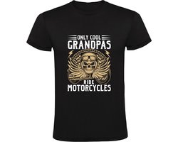 Only Cool Grandpa's Ride Motorcycles Heren T-shirt - gaaf - stoer - opa - motoren - motor - vervoer