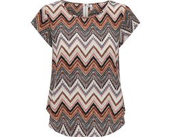 ONLY - ONLVIC S/S AOP TOP NOOS WVN Dames Top