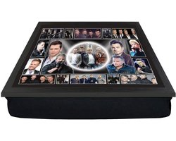 Ontbijt Dienblad - Laptop Tafel - Comfortabel Eten - Gevulde Kussens - 34x45cm - Multicolor