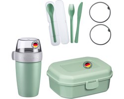 Ontbijt klaar om mee te nemen, muntgroen