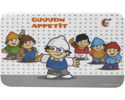 Ontbijtbord 20.5 x 14.5 cm - melamine - met rubberen voeten - ideaal voor kinderen - Vemera