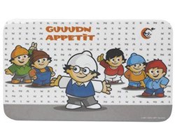 Ontbijtbord met Rubber Voetjes - 20,5 x 14,5 cm - Leuk en Onbreekbaar
