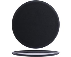 Ontbijtbord Rond - Serveerbord Klein - Keuken Gebruik - Steengoed Materiaal - Eén Maat - Donkerblauw