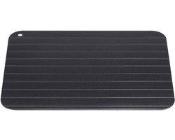 Ontdooibak, snel ontdooiingsvak, metaal aluminium magie snel ontdooien van levensmiddelen ontdooien lade vlees rib ontdooien plank thuis keuken gadget