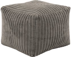 Ontspannen voetenbankje kubus zitzak voor Home Meubilair Woonkamer Lichtgewicht Zacht & Comfortabel Corduroy Vierkante Zitzak voetensteun | Poef