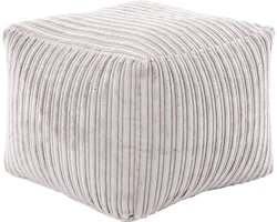 Ontspannen voetenbankje kubus zitzak voor Home Meubilair Woonkamer Lichtgewicht Zacht & Comfortabel Corduroy Vierkante Zitzak voetensteun | Poef