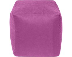 Ontspannen voetenbankje kubus zitzak voor Home Meubilair Woonkamer Lichtgewicht Zacht & Comfortabel Corduroy Vierkante Zitzak voetensteun | Poef