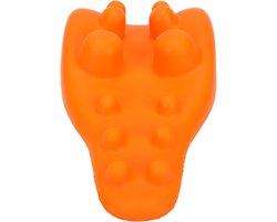 Ontspanner voor nek en schouders met massagepunten, zacht rek- en tractionapparaat van schuim, ideaal voor pijnverlichting en ontspanning