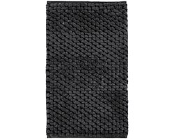 Onyx Badmat Dark Grey | 60 x 100 cm | Donkergrijs | Polyester / Katoen