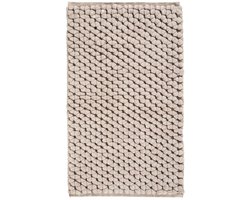 Onyx Badmat Greige | 60 x 60 cm | Beige / Grijs | Polyester / Katoen