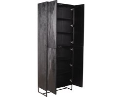 Onyx Cabinet black 4 drs
