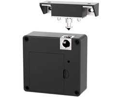Onzichtbaar RFID Kastslot - Elektronisch Meubelslot - Invisible Smart Lock voor Kast en Lade - Inclusief RFID Kaarten - Geen Boren Nodig - Beveiliging & Kinderslot - Zwart