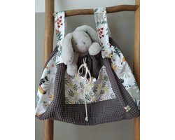 Oogappel Jungle Boxzak Box Organizer Boxopbergzak Kraam Cadeau-Grijs-Multicolour