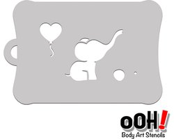 oOh Body Art Baby Olifant Stencil