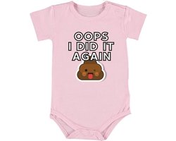 Oops i did it again (poep) Baby Romper | rompertje | geboorte | cadeau | meisje