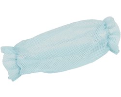 Oorbeschermers voor honden, blauw, insectenwerend, gemakkelijk te reinigen, elastische, elektrische hondenoorbeschermers van netstof voor buiten om te wandelen (L)