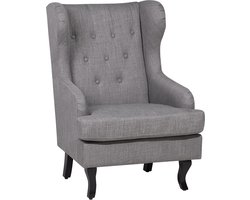 Oorfauteuil ALTA Stof Grijs