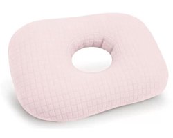 Oorkussen - Piercing Kussen - Donut Kussen met Gat voor Piercing Verzorging - Hoofdkussen Zijslaper - Ringkussen - Oorpijn Verlichten - Voor Iedere Slaaphouding - Orthopedisch Hoofdkussen - Oordoppen Slapen - Hoofd Kussen - Zijslaapkussen - Roze